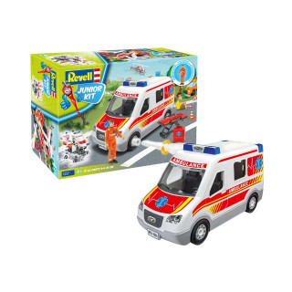 Revell Junior Kid 00824 Ambulance se zdravotníkem 1:20