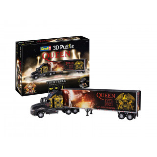 3D Puzzle REVELL 00230 QUEEN Tour Truck 50th Anniversary 128 dílků