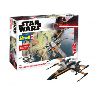 Revell Star Wars Poe's Boosted X wing Fighter zvukové efekty Build & Play SW 06777 1:78