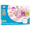 Bigjigs Rail vláčkodráha - Osmička pro princezny 40 dílů Bigjigs Rail vláčkodráha - Osmička pro princezny 40 dílů