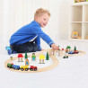 Bigjigs Rail dřevěná vláčkodráha - Osmička 40 dílů Bigjigs Rail dřevěná vláčkodráha - Osmička 40 dílů