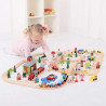 Bigjigs Rail - Vláčkodráha s cestami Bigjigs Rail - Vláčkodráha s cestami