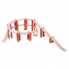 Bigjigs Rail dřevěná vláčkodráha - Víceúrovňový set kolejí Bigjigs Rail dřevěná vláčkodráha - Víceúrovňový set kolejí