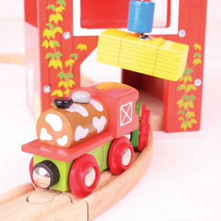 Bigjigs Rail dřevěná vláčkodráha - Seník Bigjigs Rail dřevěná vláčkodráha - Seník