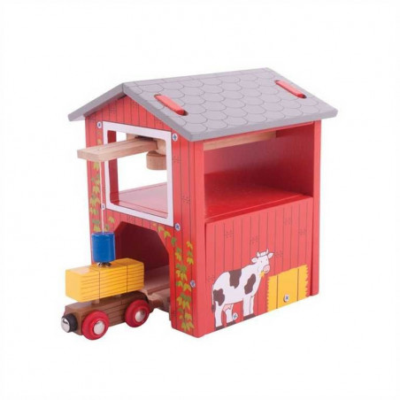 Bigjigs Rail dřevěná vláčkodráha - Seník Bigjigs Rail dřevěná vláčkodráha - Seník