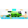 Bigjigs Rail elektrická lokomotiva zelená Flying Scotsman Bigjigs Rail elektrická lokomotiva zelená Flying Scotsman
