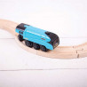 Bigjigs Rail elektrická lokomotiva modrá Mallard Bigjigs Rail elektrická lokomotiva modrá Mallard