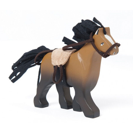 Le Toy Van Postavička koníček hnědý Le Toy Van Postavička koníček hnědý
