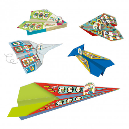Djeco Origami skládačka letadla Djeco Origami skládačka letadla