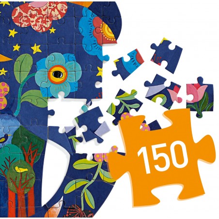 Djeco puzzle Elephant 150 dílků