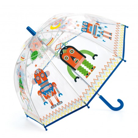 Krásný designový deštník Roboti