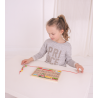 Bigjigs Toys Dřevěné hračky - Navlékací korálky Abeceda Bigjigs Toys Dřevěné hračky - Navlékací korálky Abeceda