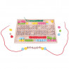 Bigjigs Toys Dřevěné hračky - Navlékací korálky Abeceda Bigjigs Toys Dřevěné hračky - Navlékací korálky Abeceda