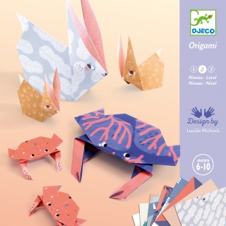 Djeco Origami Zvířecí rodinky