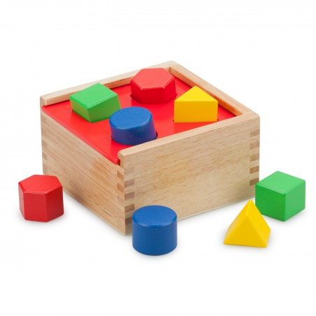 New Classic Toys Dřevěná krabička na vkládání tvarů