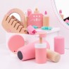 Bigjigs Toys dřevěná kosmetická souprava v taštičce Bigjigs Toys dřevěná kosmetická souprava v taštičce