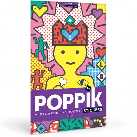 Poppik samolepkový plakát Pop Art