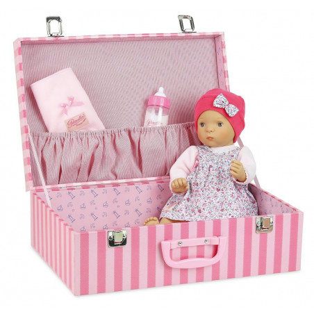 Petitcollin Panenka Ines 35 cm v kufříku Petitcollin Panenka Ines 35 cm v kufříku