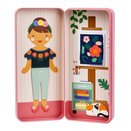 Petitcollage Magnetické puzzle Umělkyně Petitcollage Magnetické puzzle Umělkyně