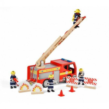 Tidlo dřevěné postavičky hasičů