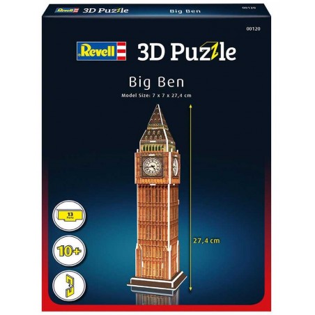 3D Puzzle REVELL 00120 Big Ben (13 dílků)