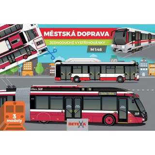 Betexa Jednoduché vystřihovánky Městská doprava