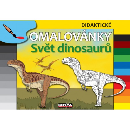 BETEXA Didaktické omalovánky Svět dinosaurů