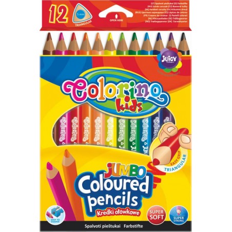 Colorino pastelky trojhranné JUMBO 12 barev R51859PTR