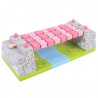 Bigjigs Rail dřevěná vláčkodráha - Růžový houpací most Bigjigs Rail dřevěná vláčkodráha - Růžový houpací most