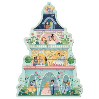 Djeco Puzzle Věž princezny 36 dílků