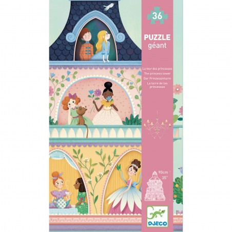 Djeco Puzzle Věž princezny 36 dílků