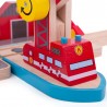 Bigjigs Rail dřevěná vláčkodráha - Hasiči mořští záchranáři Bigjigs Rail dřevěná vláčkodráha - Hasiči mořští záchranáři