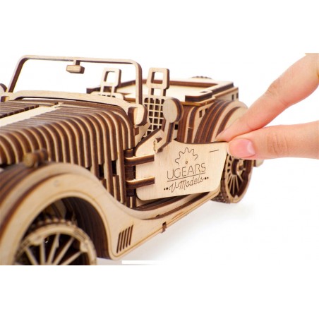 Ugears 3D mechanické puzzle Roadster VM-01 437 dílů Ugears 3D mechanické puzzle Roadster VM-01 437 dílů