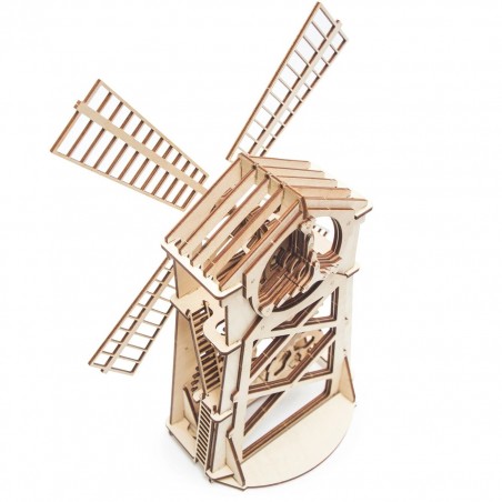 Wood Trick 3D mechanické puzzle Mlýn WT1 76 dílů Wood Trick 3D mechanické puzzle Mlýn WT1 76 dílů