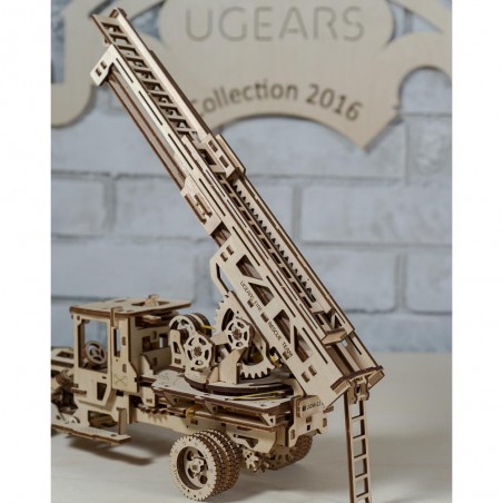 Ugears 3D mechanické puzzle Truck UGM-11 s požárním žebříkem 537 dílů Ugears 3D mechanické puzzle Truck UGM-11 s požárním žebříkem 537 dílů