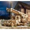 Ugears 3D mechanické puzzle Truck UGM-11 s požárním žebříkem 537 dílů Ugears 3D mechanické puzzle Truck UGM-11 s požárním žebříkem 537 dílů