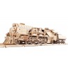 Ugears 3D mechanické puzzle Lokomotiva V-Express s vagónem 538 dílů Ugears 3D mechanické puzzle Lokomotiva V-Express s vagónem 538 dílů
