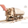 Ugears 3D mechanické puzzle Lokomotiva V-Express s vagónem 538 dílů Ugears 3D mechanické puzzle Lokomotiva V-Express s vagónem 538 dílů
