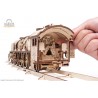 Ugears 3D mechanické puzzle Lokomotiva V-Express s vagónem 538 dílů Ugears 3D mechanické puzzle Lokomotiva V-Express s vagónem 538 dílů