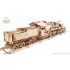 Ugears 3D mechanické puzzle Lokomotiva V-Express s vagónem 538 dílů Ugears 3D mechanické puzzle Lokomotiva V-Express s vagónem 538 dílů
