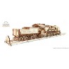 Ugears 3D mechanické puzzle Lokomotiva V-Express s vagónem 538 dílů Ugears 3D mechanické puzzle Lokomotiva V-Express s vagónem 538 dílů