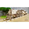 Ugears 3D mechanické puzzle Lokomotiva V-Express s vagónem 538 dílů Ugears 3D mechanické puzzle Lokomotiva V-Express s vagónem 538 dílů