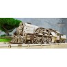 Ugears 3D mechanické puzzle Lokomotiva V-Express s vagónem 538 dílů Ugears 3D mechanické puzzle Lokomotiva V-Express s vagónem 538 dílů