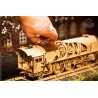 Ugears 3D mechanické puzzle Lokomotiva V-Express s vagónem 538 dílů Ugears 3D mechanické puzzle Lokomotiva V-Express s vagónem 538 dílů