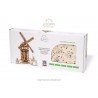 Ugears 3D mechanické puzzle Větrný mlýn 585 dílů Ugears 3D mechanické puzzle Větrný mlýn 585 dílů