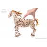 Ugears Dřevěná stavebnice 3D mechanické puzzle Kůň Ugears Dřevěná stavebnice 3D mechanické puzzle Kůň