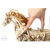 Ugears Dřevěná stavebnice 3D mechanické puzzle Kůň Ugears Dřevěná stavebnice 3D mechanické puzzle Kůň