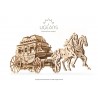 Ugears dřevěná stavebnice 3D mechanické Puzzle - Koňské spřežení s kočárem 248 dílů Ugears dřevěná stavebnice 3D mechanické Puzzle - Koňské spřežení s kočárem 248 dílů