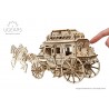Ugears dřevěná stavebnice 3D mechanické Puzzle - Koňské spřežení s kočárem 248 dílů Ugears dřevěná stavebnice 3D mechanické Puzzle - Koňské spřežení s kočárem 248 dílů