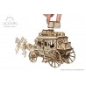Ugears dřevěná stavebnice 3D mechanické Puzzle - Koňské spřežení s kočárem 248 dílů Ugears dřevěná stavebnice 3D mechanické Puzzle - Koňské spřežení s kočárem 248 dílů